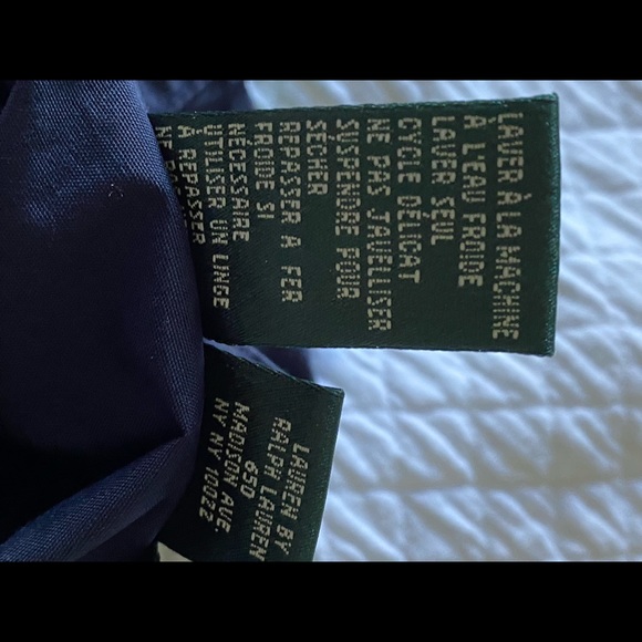 LAUREN-RL Zipper Reversible Vest Green Navy SZ PS - Picture 7 of 10